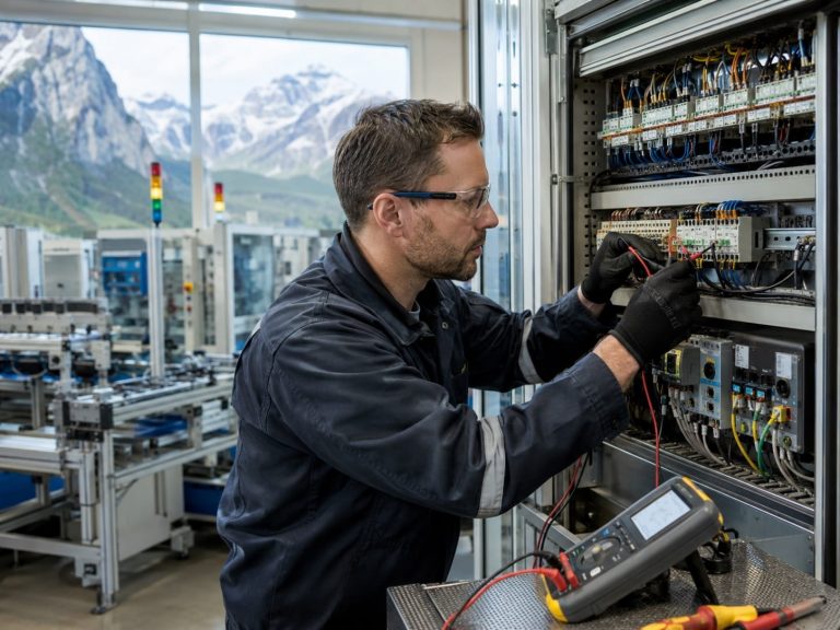 Provozní elektrikář / technik automatizace – cca 80 000 CHF ročně – Švýcarsko