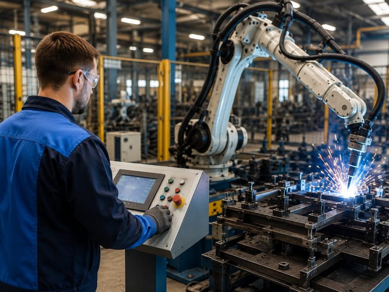 Pracovník výroby v Marienbergu – obsluha svařovacího robota – třísměnný provoz – od 15,33 €/hod.